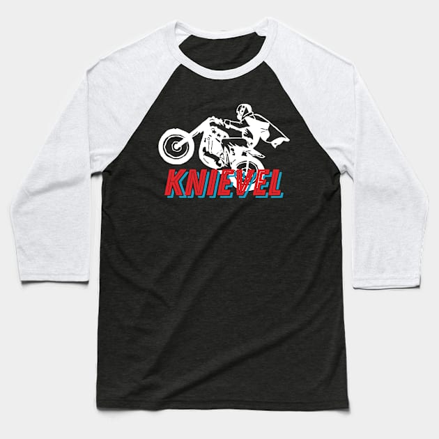 Knievel Improv 2 Baseball T-Shirt by DareDevil Improv